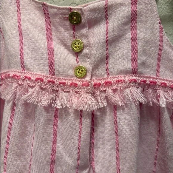 Juicy Couture Childs Pink Striped Dress Size 3T - Picture 7 of 7
